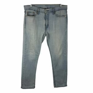 Levi’s 502 Taper Leg Jeans Light Wash Size 33x31 Casual Stretch Fit